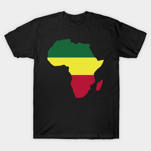 Africa Reggae T-Shirt by Designzz